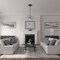 Ekena Millwork Peralta Ceiling Medallion (Canopies up to 4 5/8"), 17 3/4"OD x 3 1/8"ID x 1"P, Root Beer Crackle CM17PERBC - alternate 2